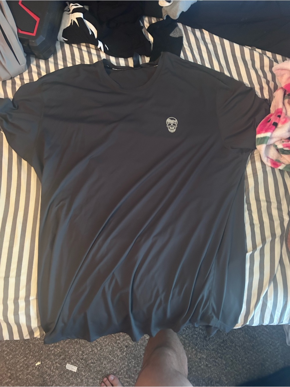GYMREAPERS grey performance t shirt